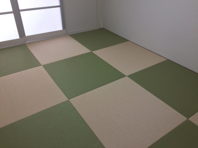 和紙畳、琉球畳の和室